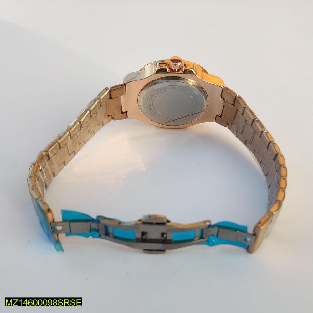 Men's Golden Semi Formal Analogue Watch